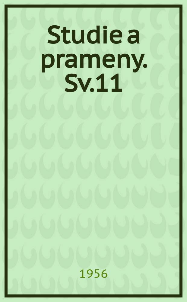 Studie a prameny. Sv.11 : Methody zakl&aacute;d&aacute;n&iacute; staveb
