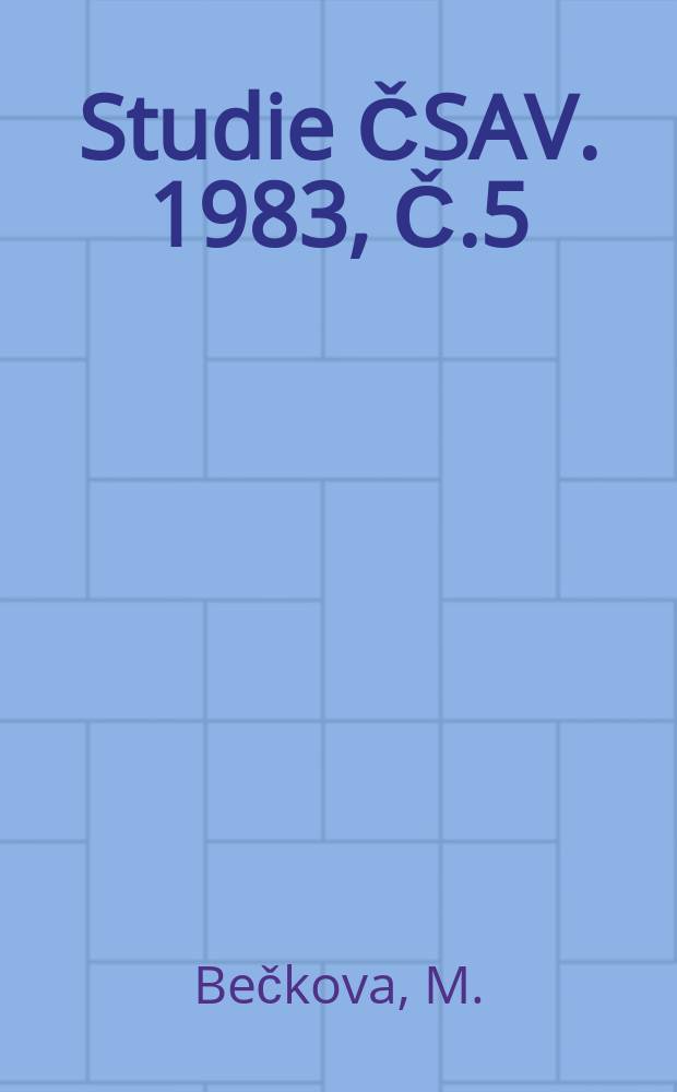Studie ČSAV. 1983, Č.5 : Jan Amos Komenský a Polsko
