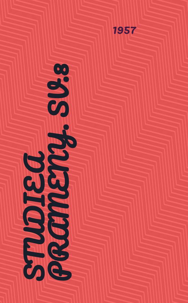 Studie a prameny. Sv.8 : Bibliografie české linguistiky 1951-1955