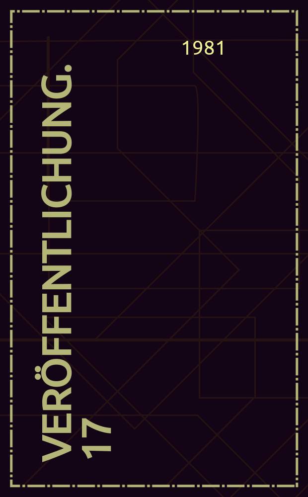 Veröffentlichung. 17 : Lübecker Lesebuch