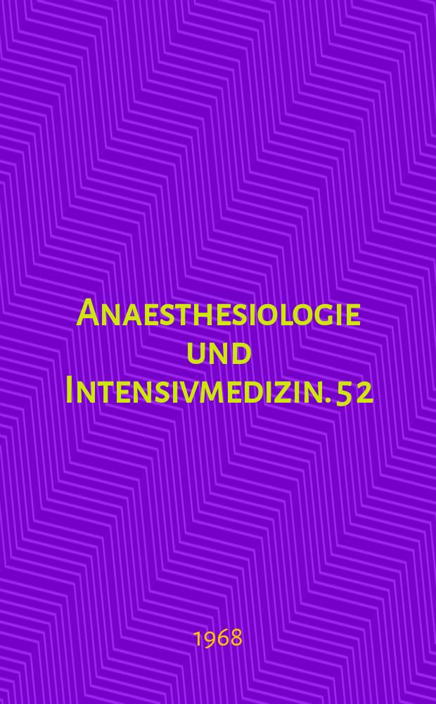 Anaesthesiologie und Intensivmedizin. 5[2] : Infusionsprobleme in der Chirurgie