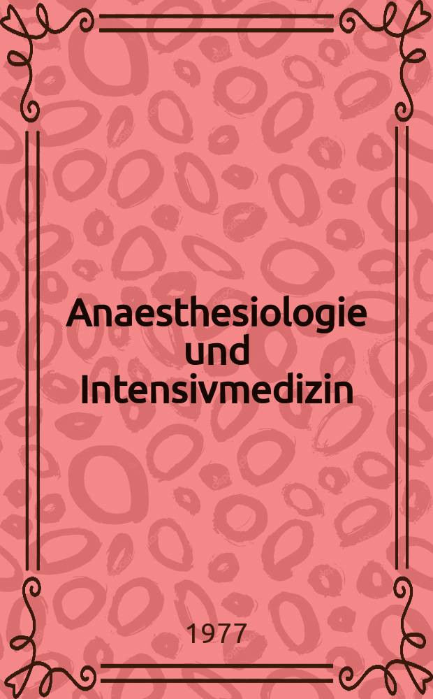 Anaesthesiologie und Intensivmedizin : Lungenveränderungen während...