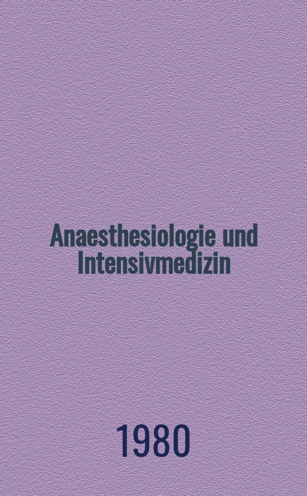 Anaesthesiologie und Intensivmedizin : 25 Jahre DGAI