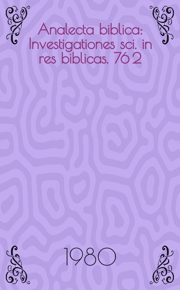 Analecta biblica : Investigationes sci. in res biblicas. 76[2] : The Fragment-Targum of the Pentateuch