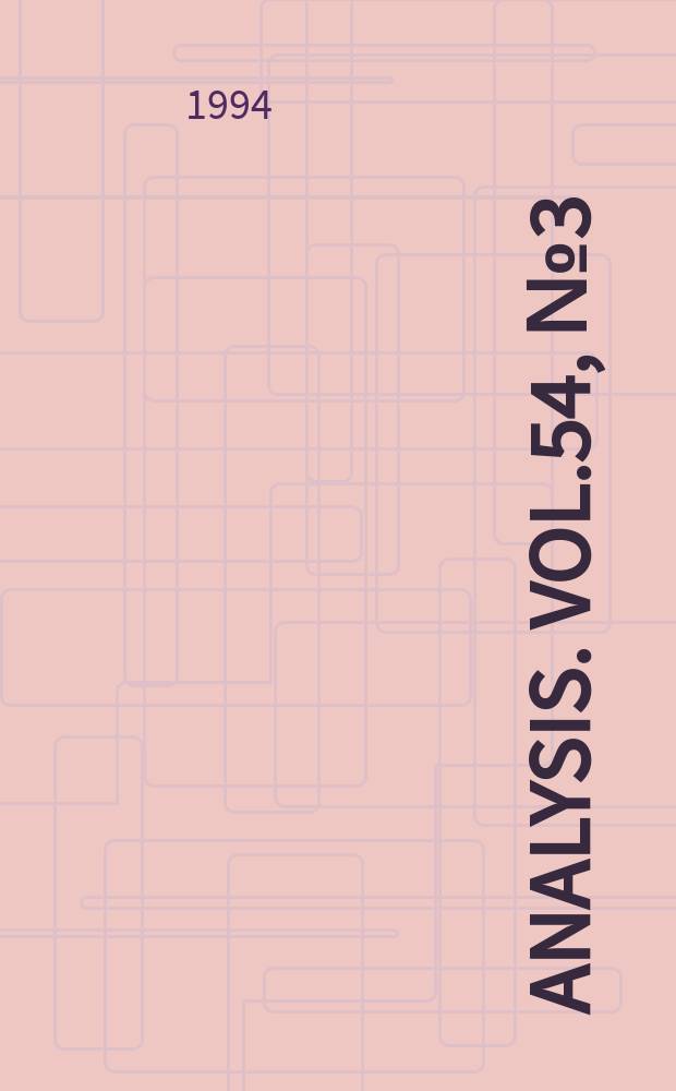 Analysis. Vol.54, №3(243)