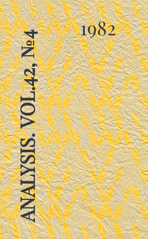 Analysis. Vol.42, №4(195)