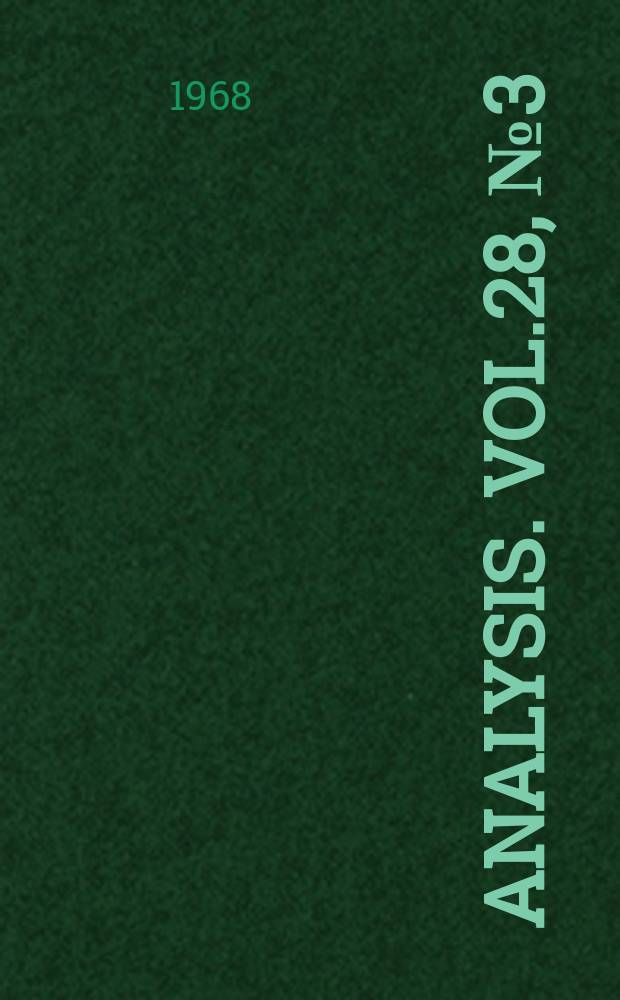 Analysis. Vol.28, №3(123)