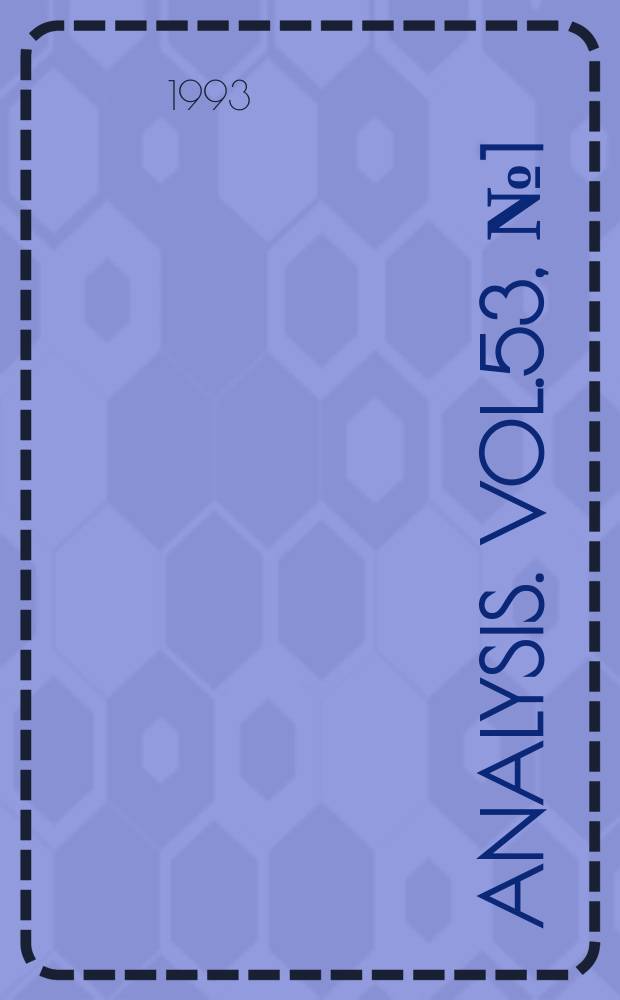 Analysis. Vol.53, №1(237)