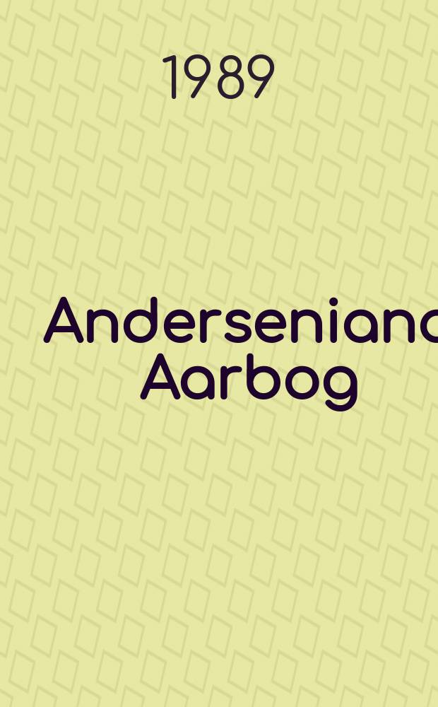 Anderseniana Aarbog