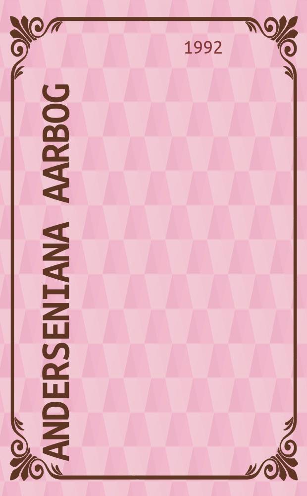 Anderseniana Aarbog