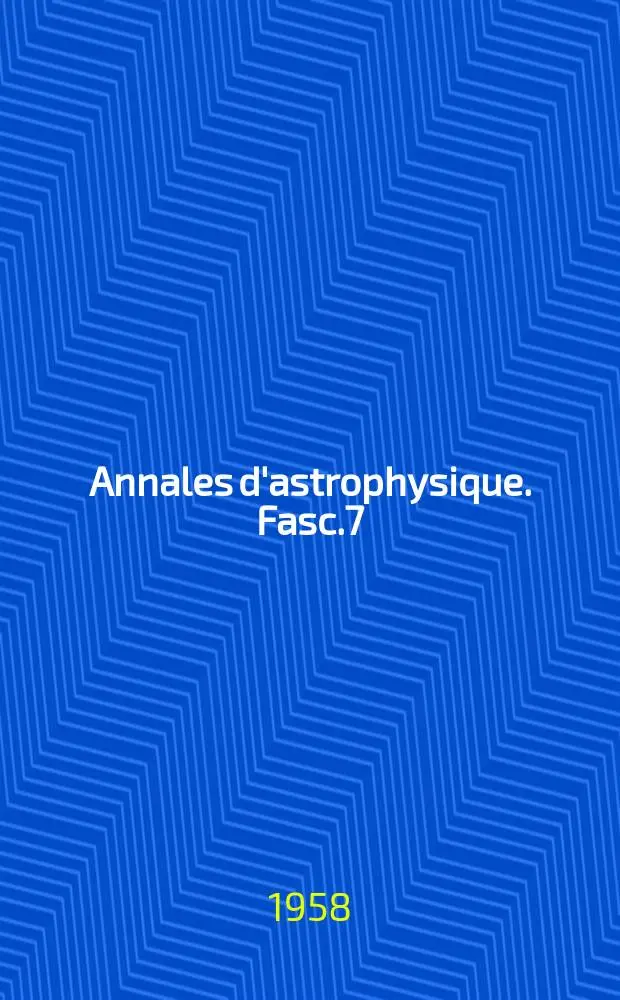 Annales d'astrophysique. Fasc.7 : Polarisation de la n&eacute;buleuse du Crabe Polarisation et couleur des n&eacute;buleuses diffusantes