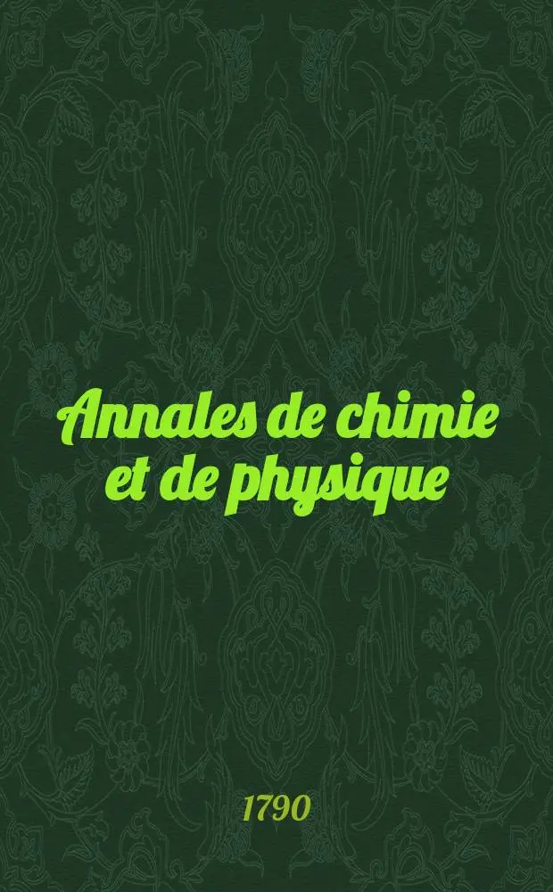 Annales de chimie et de physique