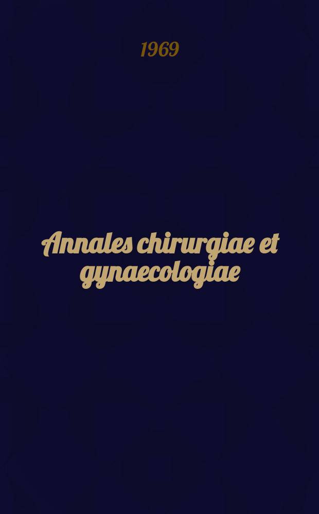 Annales chirurgiae et gynaecologiae : Experiences with the use of lung perfusion scanning and pulmonary angiography in tromboembolism diagnosis