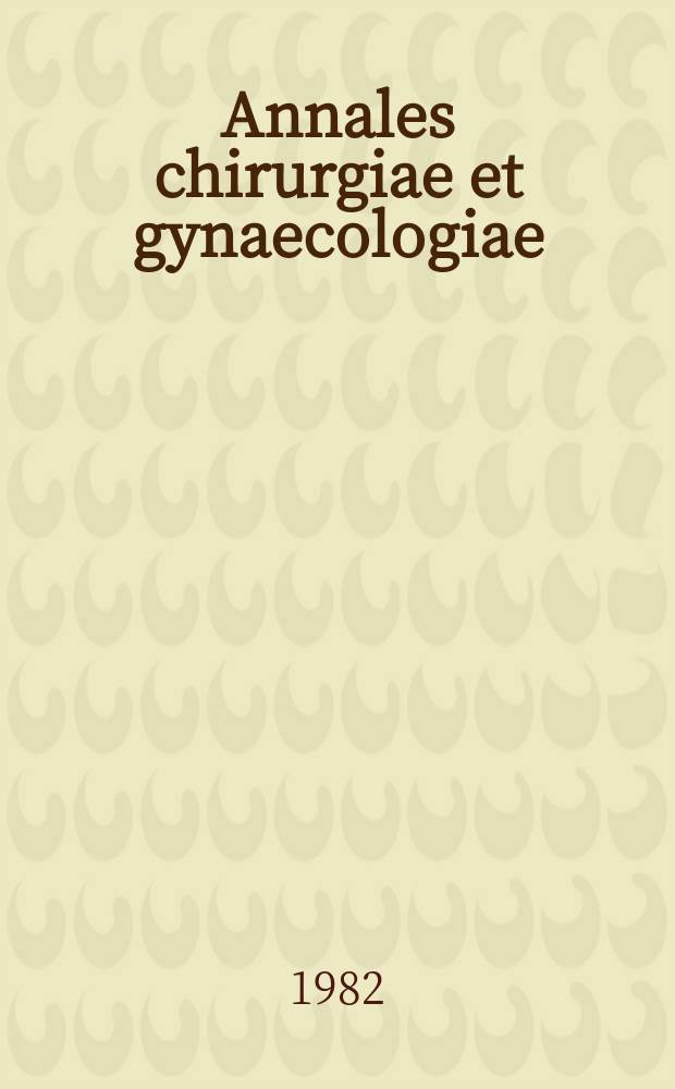 Annales chirurgiae et gynaecologiae : Acute respiratory failure
