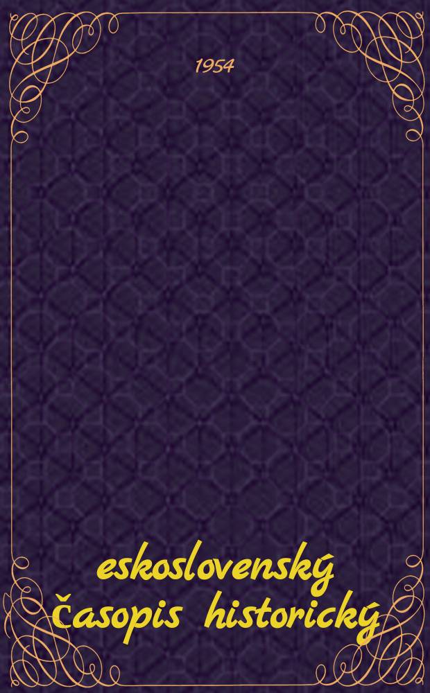 Československý časopis historický