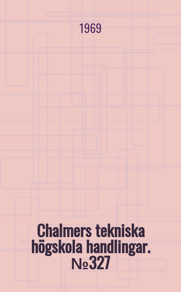 Chalmers tekniska högskola handlingar. №327 : Rapid method for determining the frost resistance of bricks