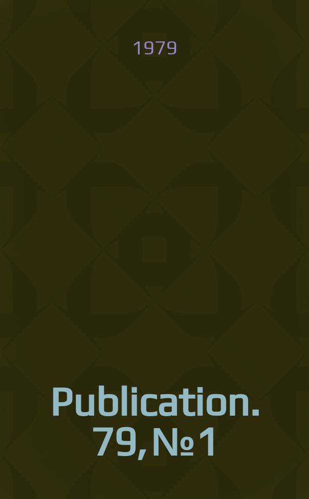 Publication. 79, №1 : Impact loading on concrete structures