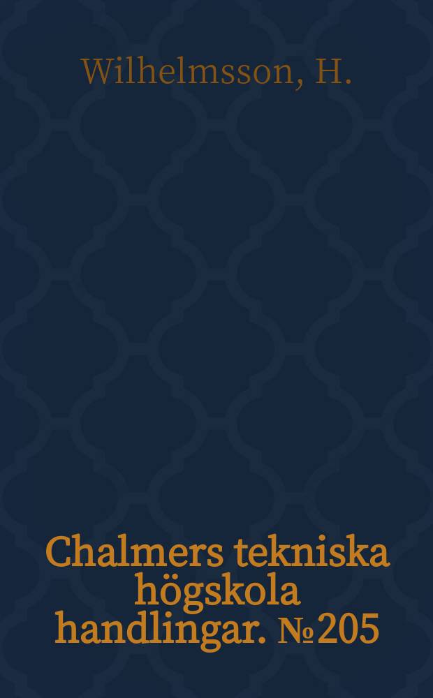 Chalmers tekniska högskola handlingar. № 205 : On the properties of the electron beam in the presence of an axial magnetic field of arbitrary strength