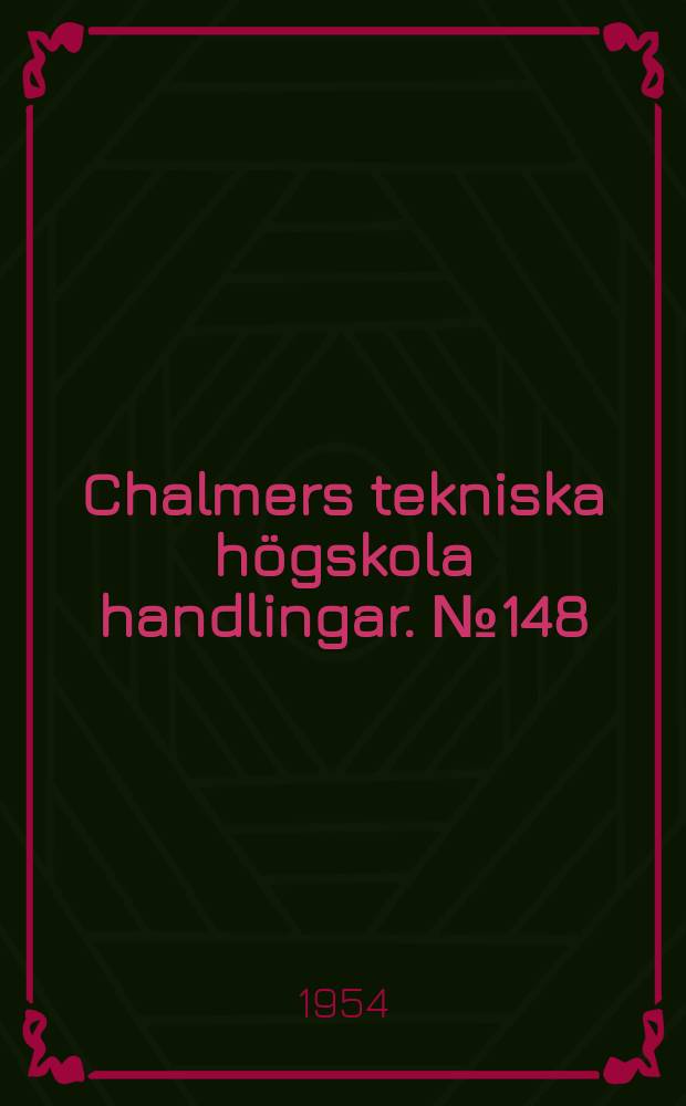 Chalmers tekniska högskola handlingar. № 148 : Porstorlek och frostbeständighet hos tegelmaterial