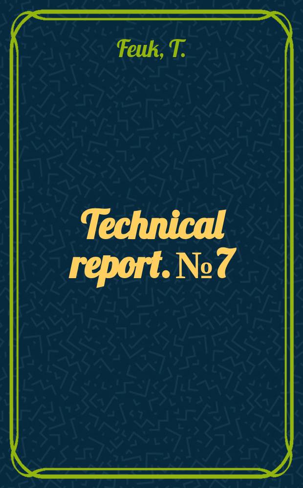 Technical report. №7 : Scattering of light in the corneal stroma