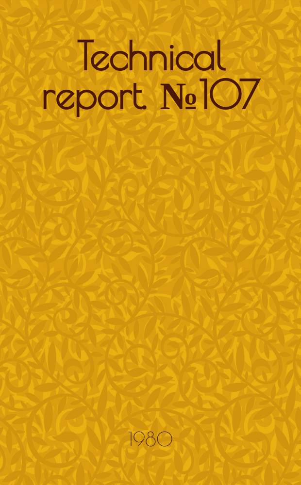 Technical report. №107 : The milliarcsecond structure of some...