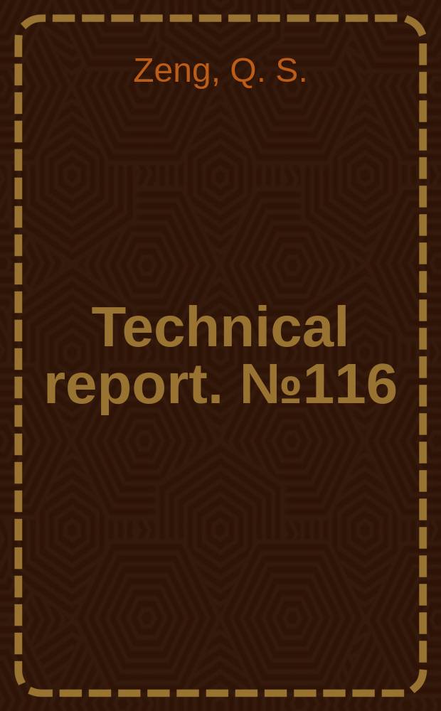 Technical report. №116 : Sampling interval selection and feedback reduction...