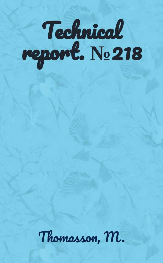 Technical report. №218 : Simulations of spiral galaxie