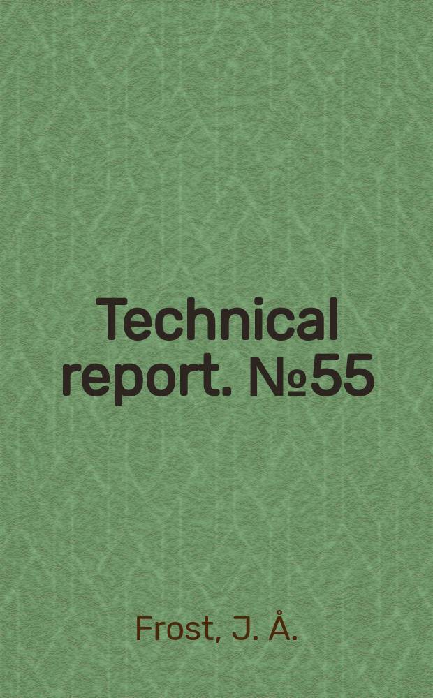 Technical report. №55 : Koronaförluster och radiostörningar...