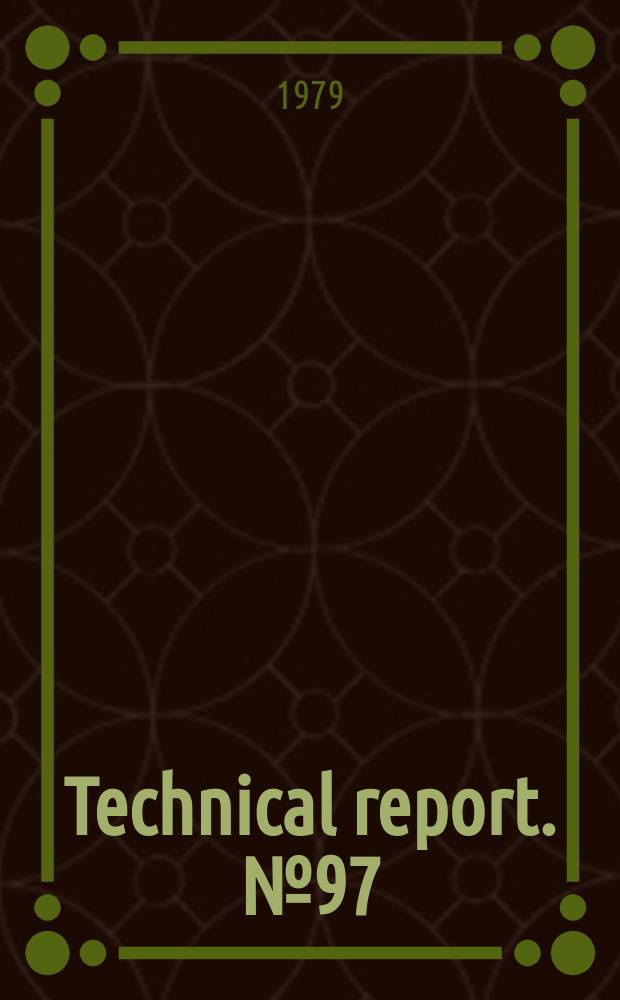 Technical report. №97 : Afferent electrical nerve stimulation...