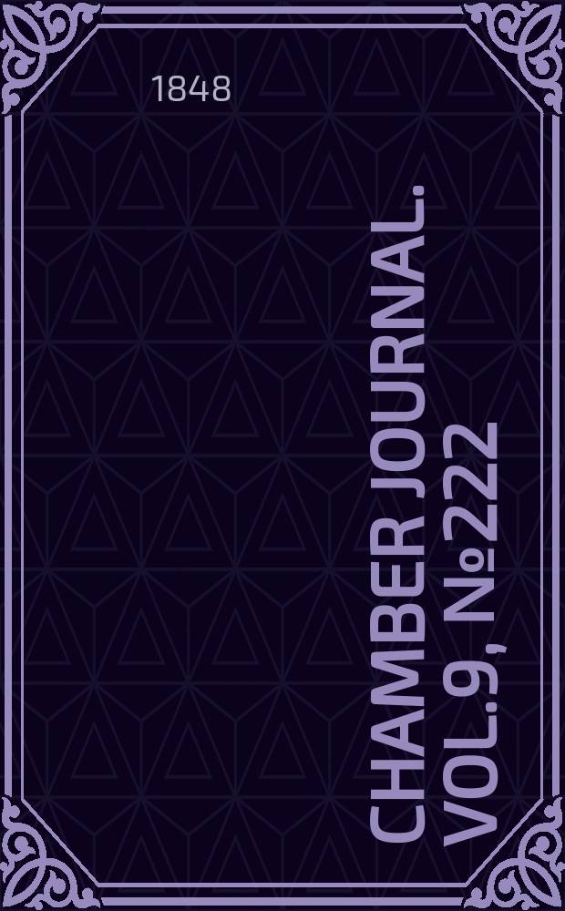 Chamber journal. Vol.9, №222