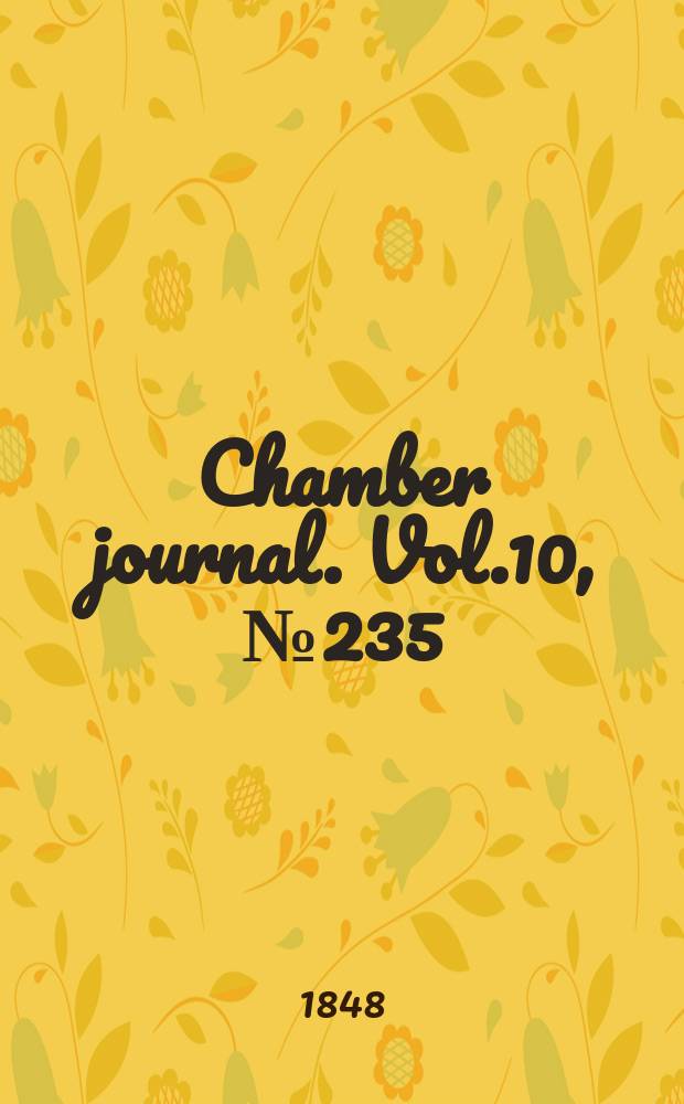 Chamber journal. Vol.10, №235