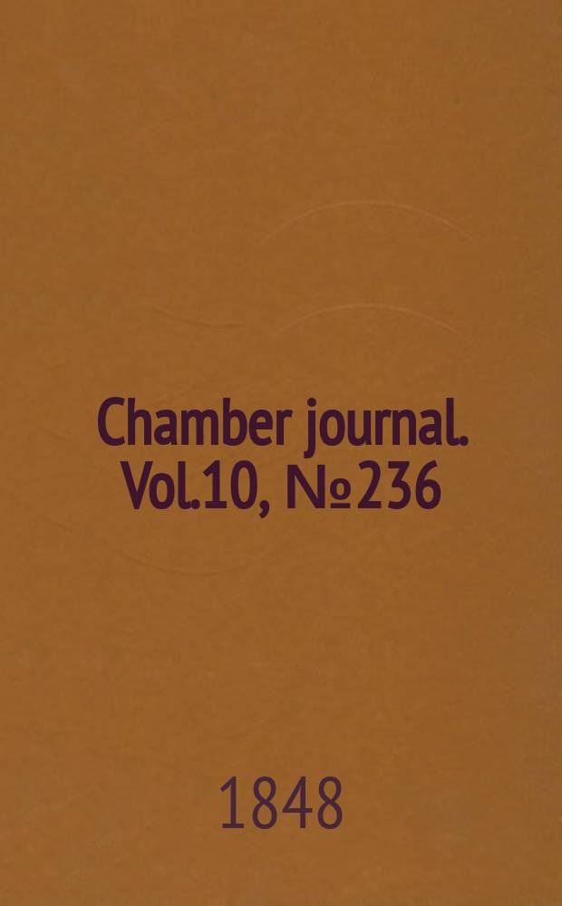 Chamber journal. Vol.10, №236