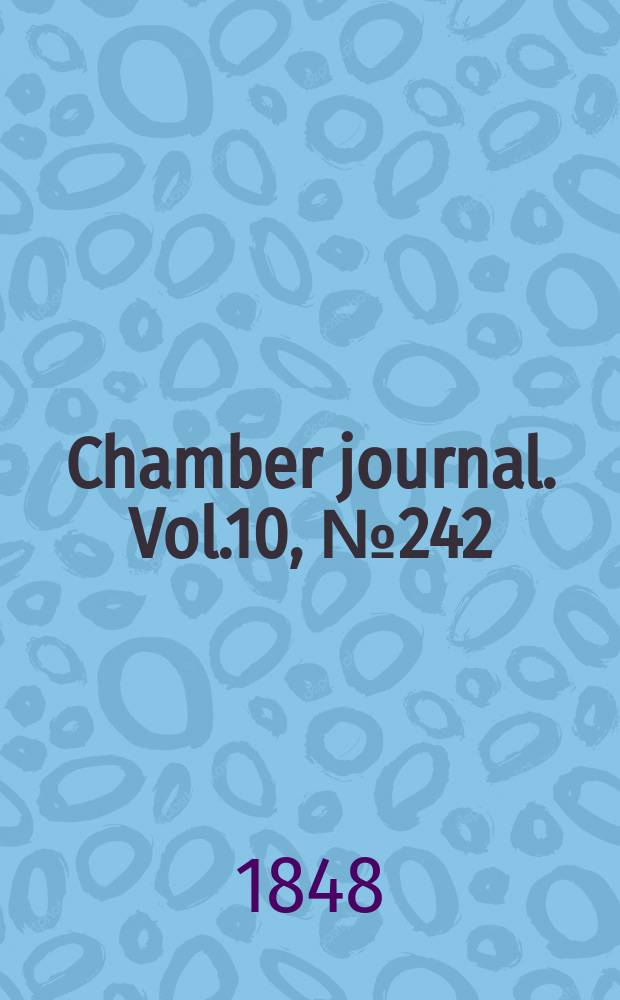Chamber journal. Vol.10, №242