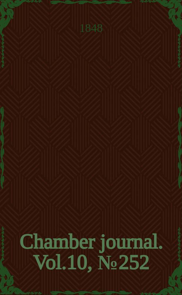 Chamber journal. Vol.10, №252