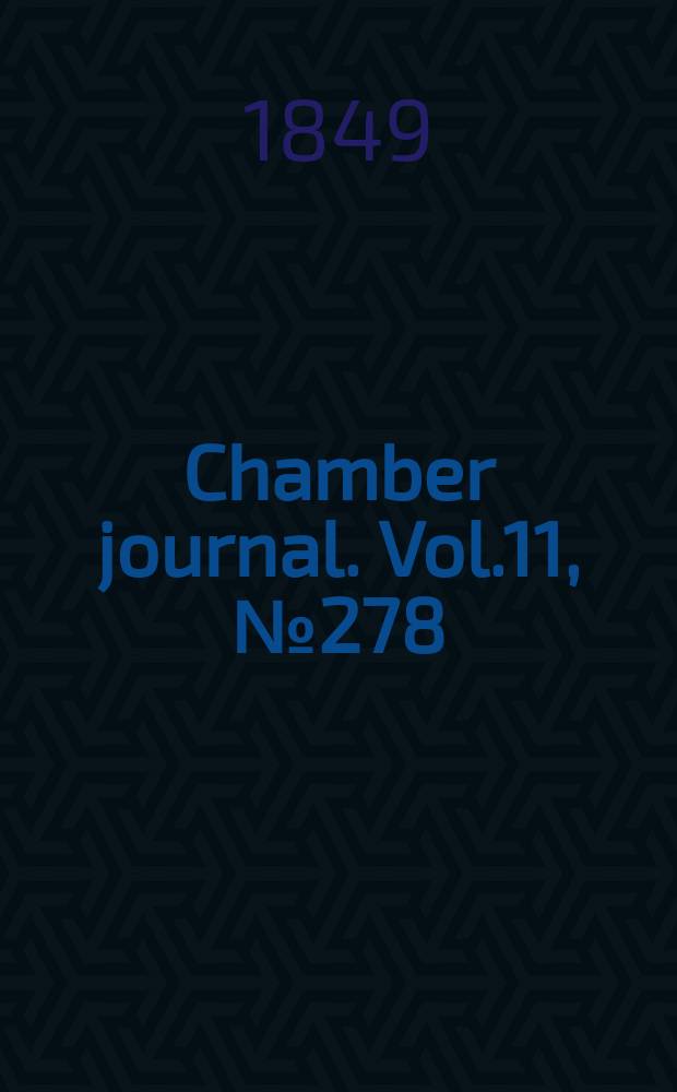 Chamber journal. Vol.11, №278