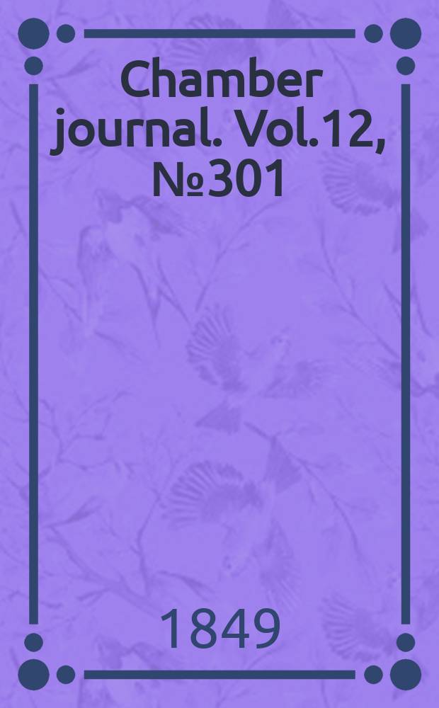 Chamber journal. Vol.12, №301