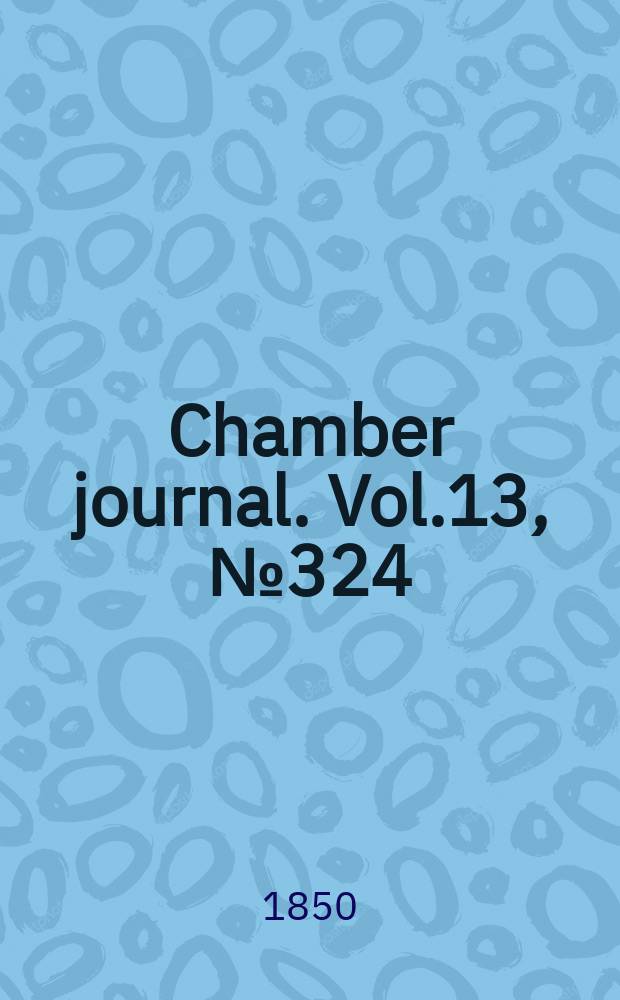 Chamber journal. Vol.13, №324