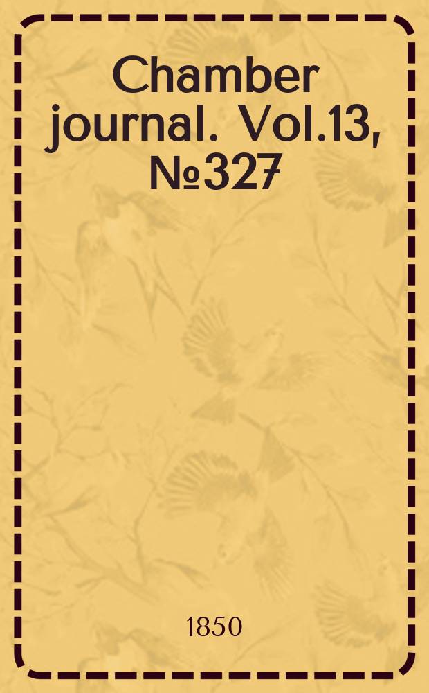 Chamber journal. Vol.13, №327
