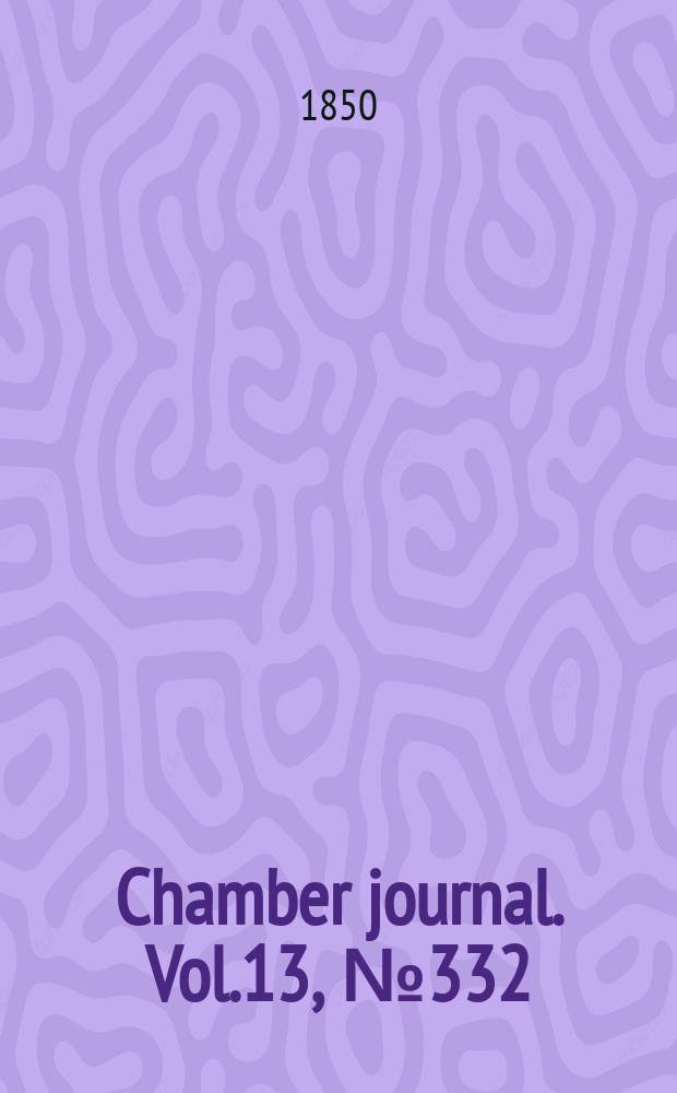 Chamber journal. Vol.13, №332