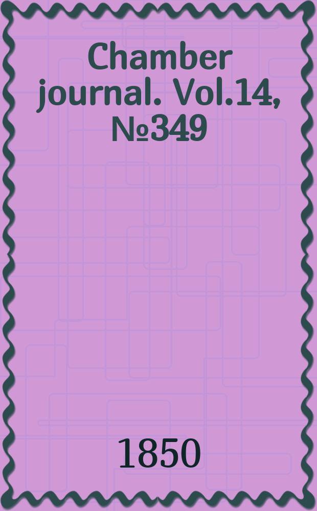 Chamber journal. Vol.14, №349