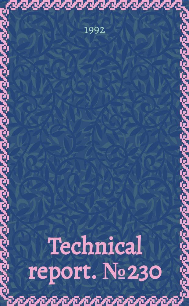 Technical report. №230 : Voltage stability simulations using detailed models...