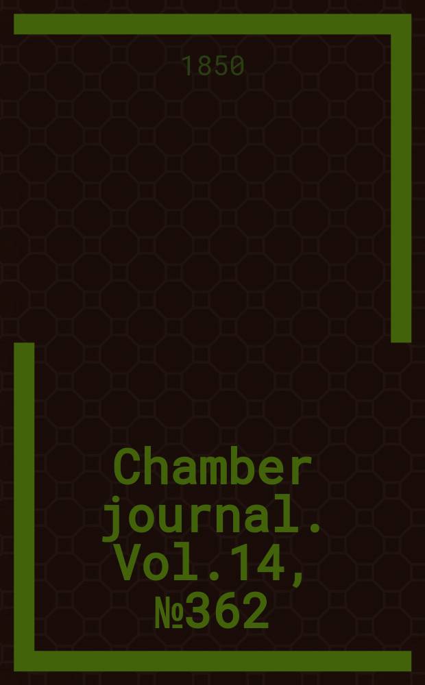 Chamber journal. Vol.14, №362