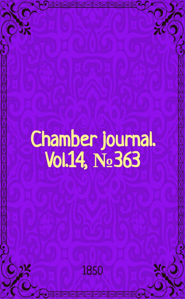 Chamber journal. Vol.14, №363