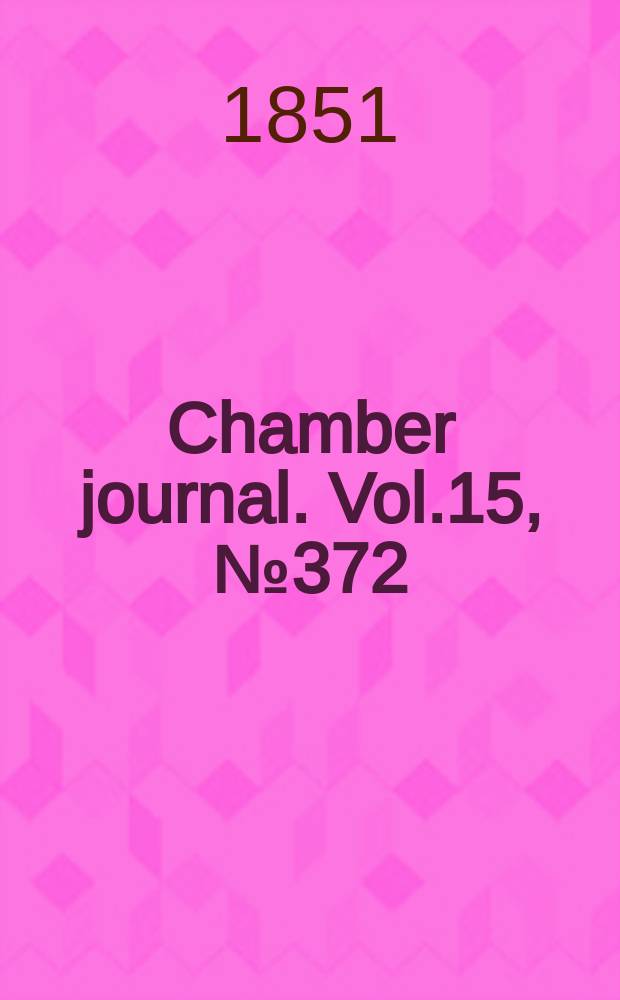 Chamber journal. Vol.15, №372