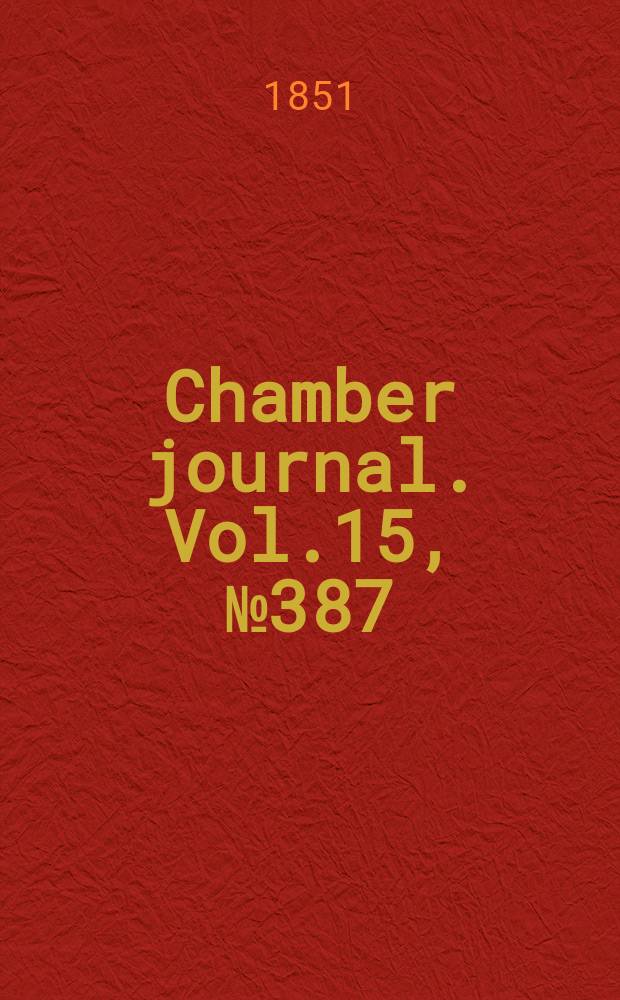 Chamber journal. Vol.15, №387