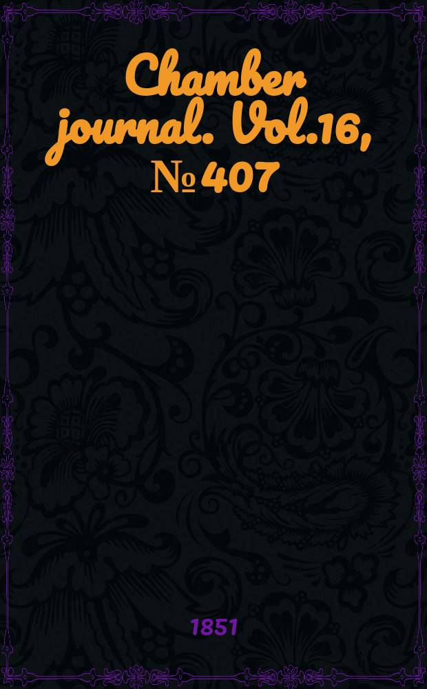 Chamber journal. Vol.16, №407