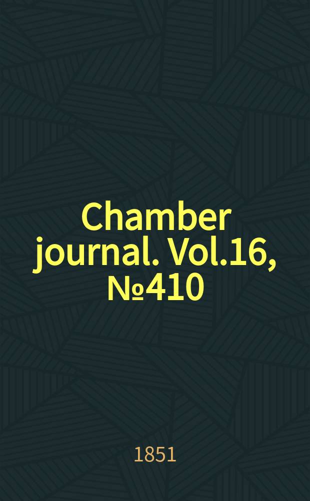 Chamber journal. Vol.16, №410