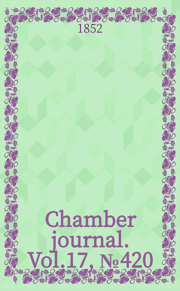 Chamber journal. Vol.17, №420
