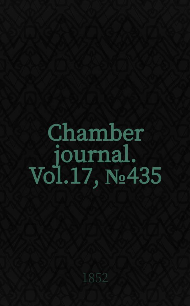 Chamber journal. Vol.17, №435