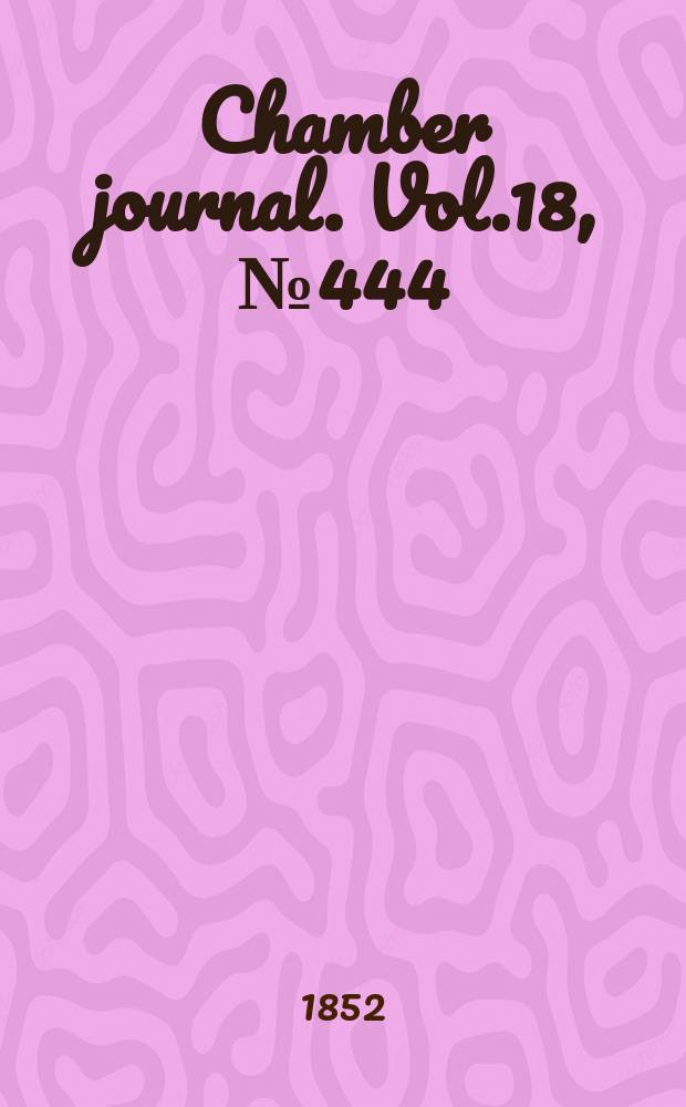 Chamber journal. Vol.18, №444